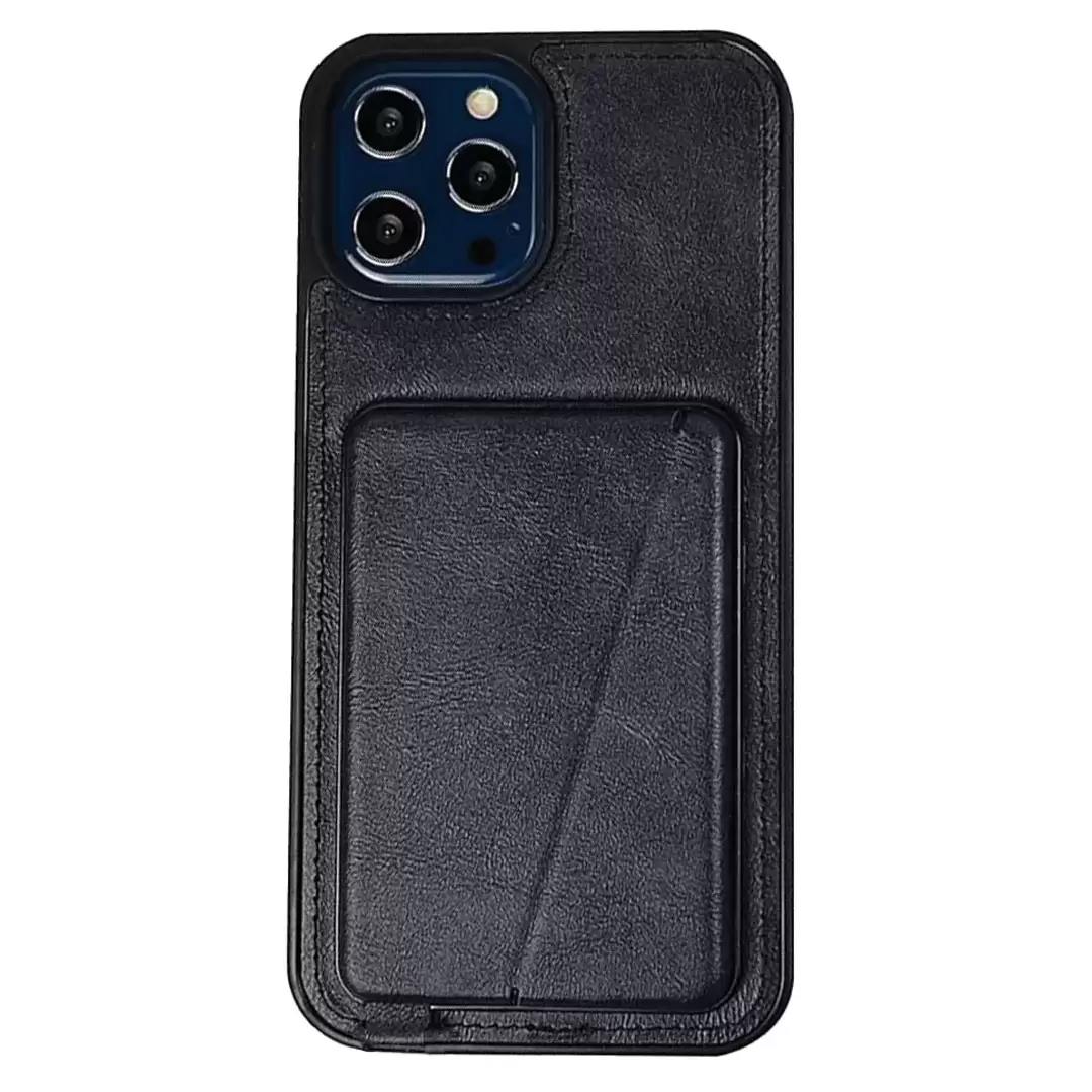 iPhone 11 Modern Hidden Card Holder Case Black